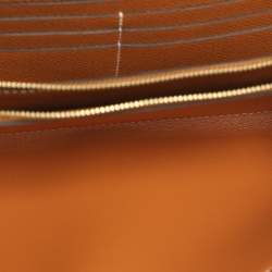 مملوكة مسبقًا محفظة هيرمس توغو كونستانس جلد أبسوم ناتشورال طويلة