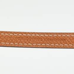 مملوكة مسبقًا محفظة هيرمس توغو كونستانس جلد أبسوم ناتشورال طويلة