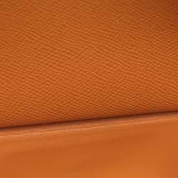 م ملوكة مسبقًا محفظة هيرمس توغو كونستانس جلد أبسوم ناتشورال طويلة