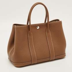 Pre Owned حقيبة هيرمس غاردن بارتي 30 جلد نيغوندا أسود