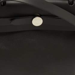 Pre Owned حقيبة هيرميس هيرباج زيپ 31 نسيج تويل طبيعي/سوفر جلد فيشراي