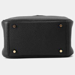Pre Owned Hermes Lindy Black Taurillon Clemence Size Mini