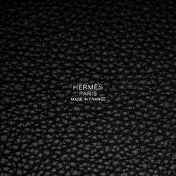 مملوكة مسبقًا Hermes Picotin Lock Black Taurillon Clemence Size Pm