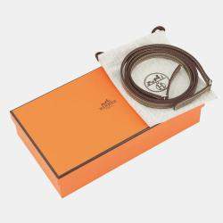 Pre Owned Hermes Kelly Wallet Long To Go Etoupe Epsom