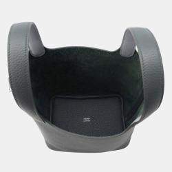 Pre Owned Hermes Picotin Lock Eclat Vert Mangrove/Guripantan Swift Leather Taurillon Clemence Size Pm