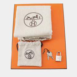 Pre Owned Hermes Picotin Lock Blue Pale Taurillon Clemence Size Pm