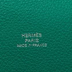 Pre Owned حقيبة هيرميز كالفى مقاس ممويس أبيض / أبيض تيتان جلد إيفركولور