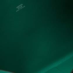 Pre Owned حقيبة هيرميز كالفى مقاس ممويس أبيض / أبيض تيتان جلد إيفركولور