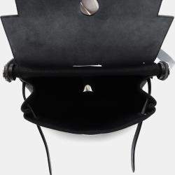 Pre Owned حقيبة هيرمس هيرباغ زيب اسود توال فاش هنتر جلد بحجم صغير جداً