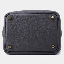 مملوكة مسبقًا Hermes Picotin Lock Ardoise Taurillon Clemence Size 18 