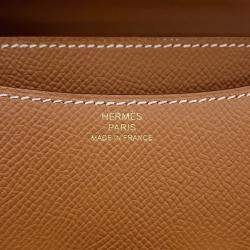 Pre Owned Hermes Constance 3 Miroir Gold Epsom Size Mini