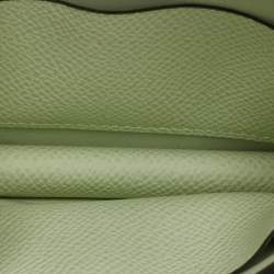 مملوكة مسبقًا هيرمس كونستانس سليم محفظة جلد إبسوم فيرت فيز