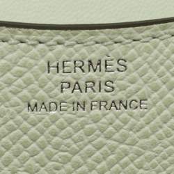 مملوكة مسبقًا هيرمس كونستانس سليم محفظة جلد إبسوم فيرت فيز