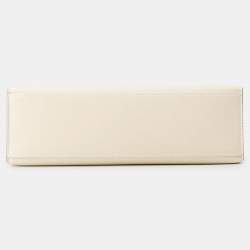 Pre Owned حقيبة هيرمس بوشتكيللي جلد سويفت كراي