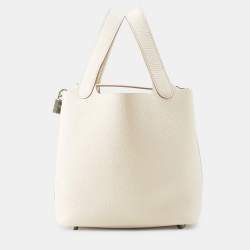 مملوكة مسبقًا Hermes Picotin Lock Beton Taurillon Clemence Size Pm