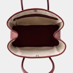 مملوكة مسبقًا Hermes Garden Party Rouge H Negonda Leather Size Tpm