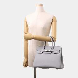 مملوكة مسبقًا حقيبة هيرمس بيركين 30 جلد توغو رمادي بانتين