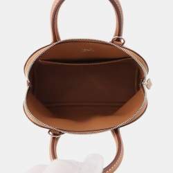 مملوكة مسبقًا Hermes Bolide 1923 Mini Gold Evercolor Calfskin Leather Top Handle Bag