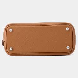مملوكة مسبقًا Hermes Bolide 1923 Mini Gold Evercolor Calfskin Leather Top Handle Bag