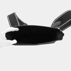 Pre Owned هيرميس فيد بوش جلد توغو أسود