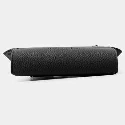 Pre Owned هيرميس فيد بوش جلد توغو أسود