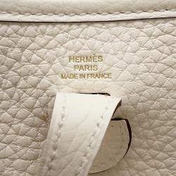 Pre Owned Hermes Evelyne Long Nata Taurillon Clemence Size Tpm