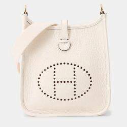 Pre Owned Hermes Evelyne Long Nata Taurillon Clemence Size Tpm