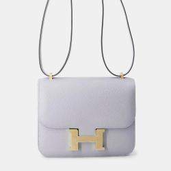 مملوكة مسبقًا Hermes Constance3 Miroir Green Pantan Epsom Size Mini