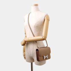 مملوكة مسبقًا حقيبة ميني هيرمس كونستانس3 ميروار إيتوب إبصوم حجم صغير