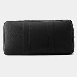 Pre Owned Hermes Garden Party Dune/Black Toile H Negonda Leather Size Gm