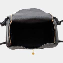 Pre Owned Hermes Lindy Black Taurillon Clemence Size 26