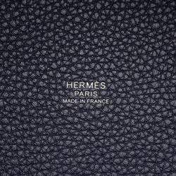 مملوكة مسبقًا Hermes Picotin Lock Blue Nuit Taurillon Clemence 18