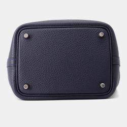 مملوكة مسبقًا Hermes Picotin Lock Blue Nuit Taurillon Clemence 18