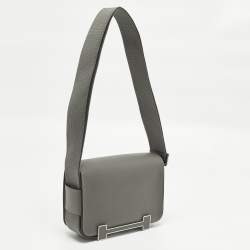 Pre Owned حقيبة هيرمس جيتا شفر ميسور جلدية سوداء للكتف