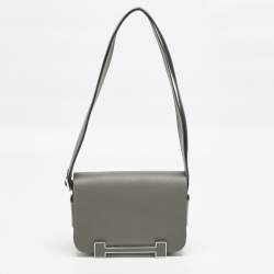 Pre Owned حقيبة هيرمس جيتا شفر ميسور جلدية سوداء للكتف