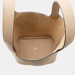 Pre Owned Hermes Picotin Lock Trench Taurillon Clemence Size Pm