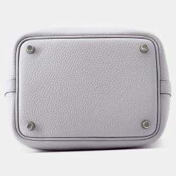 Pre Owned Hermes Picotin Lock 18 Green Pantan Taurillon Clemence 