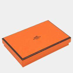 Pre Owned Hermes Calvi Duo Ardoise Epsom