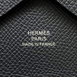 Pre Owned Hermes Calvi Duo Ardoise Epsom