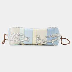 Pre Owned Hermes Fourbi Della Cavalleria Multicolor Silk100% Size 20