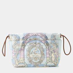 Pre Owned Hermes Fourbi Della Cavalleria Multicolor Silk100% Size 20