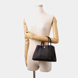 مملوكة مسبقًا Hermes Neo Garden Black Negonda Leather Size 23
