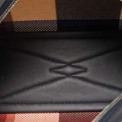 Pre Owned Hermès Victoria III Fourre Tout Mini Multicolor Madras Viking Canvas Satchel