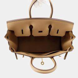 مملوكة مسبقًا حقيبة هيرمس بيركين 25 جلد سوفت بيج 