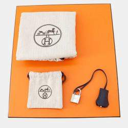 Pre Owned Hermes Birkin Blue Nuit Togo Leather Size 25