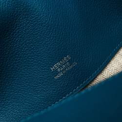 Pre Owned Hermes Colvert Evercolor Leather Palladium Hardware Oxer Top Handle Bag