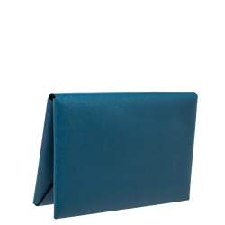 Pre Owned Hermes Colvert/Khaki Epsom Leather Calvi Pouch GM