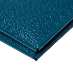 Pre Owned Hermes Colvert/Khaki Epsom Leather Calvi Pouch GM