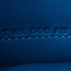 Pre Owned Hermes Blue Agate Swift Leather Mini Convoyeur Bag