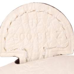 Pre Owned Hermes Nata/Craie Taurillon Clemence Leather Evelyne TPM Bag